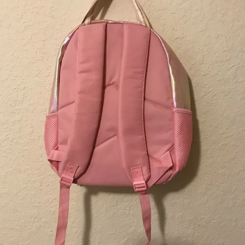 Brand New - iMG Pink Irridescent Sequin 16 inch Backpack